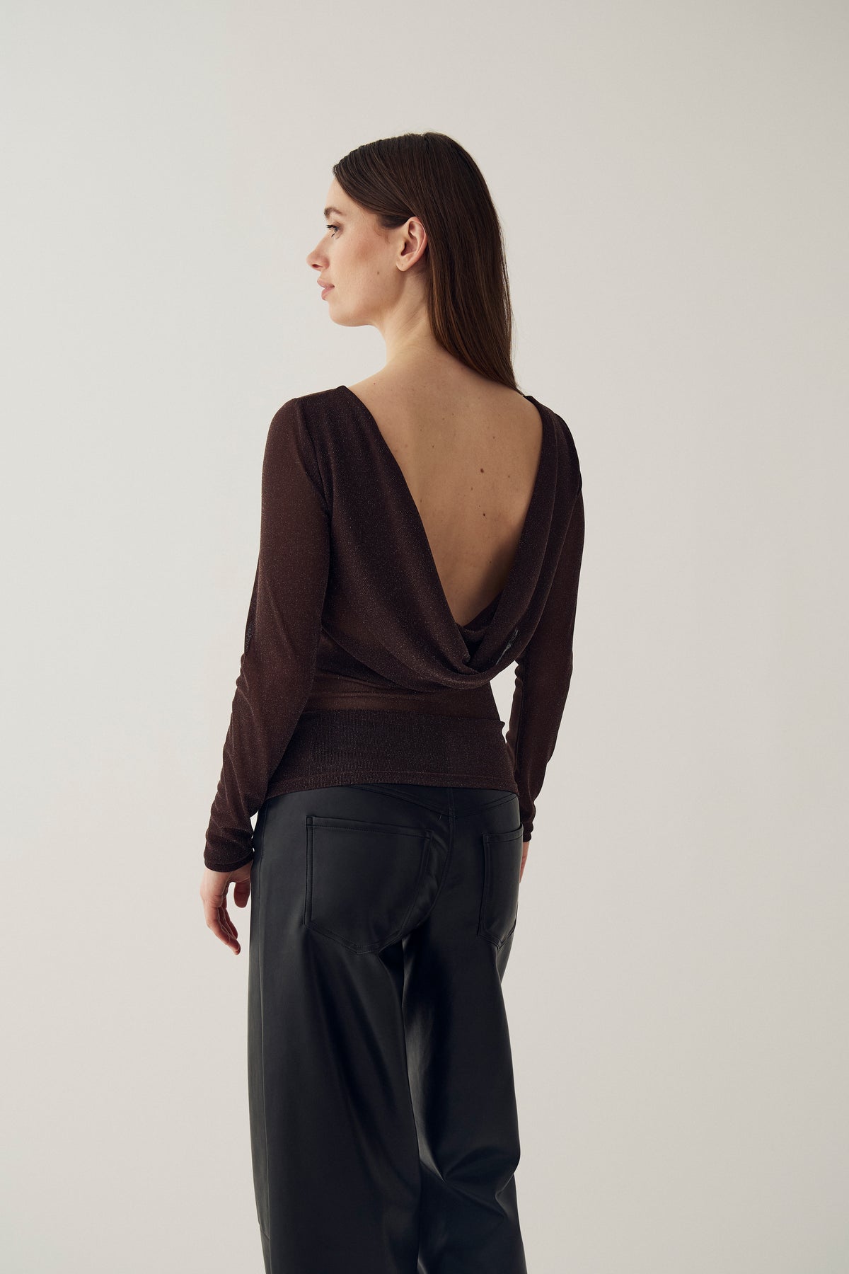 MADALINE TOP BRUN NE