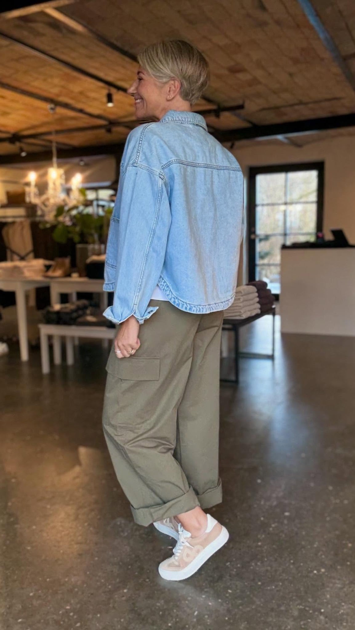 BAUVE DENIM JAKKE ICHI