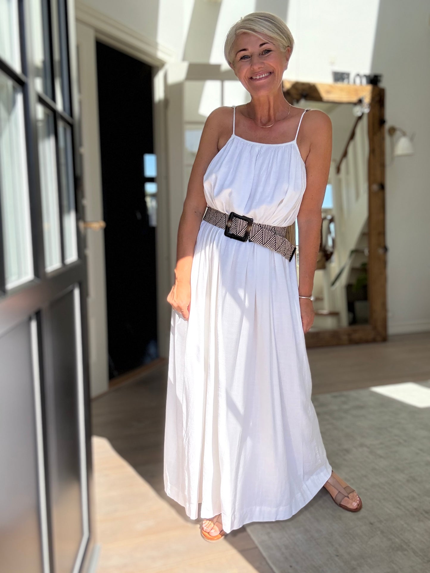 ALLIE SOFT LINEN KJOLE NN