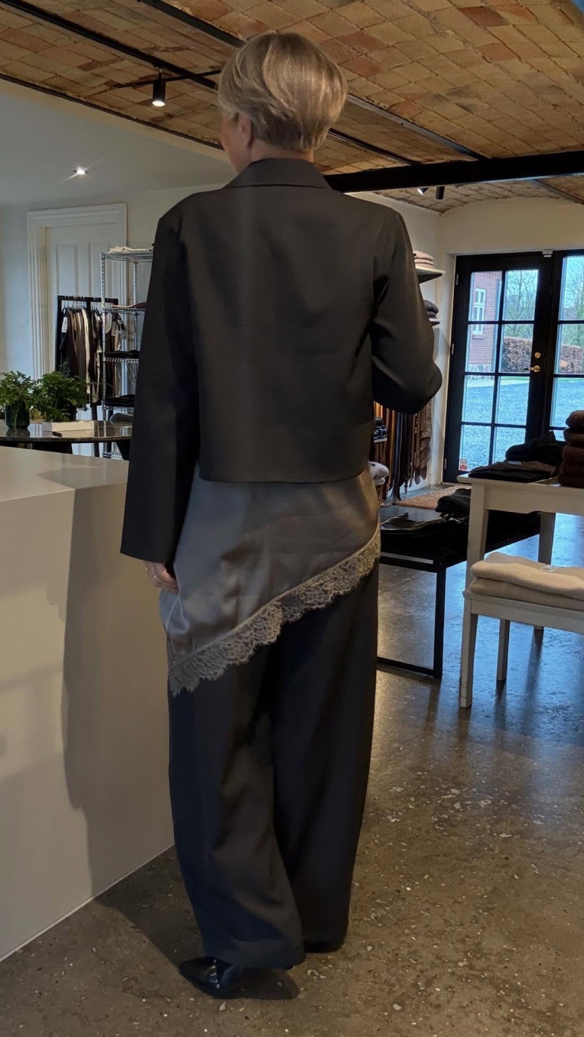 LOVE1472 SATIN TOP L&D