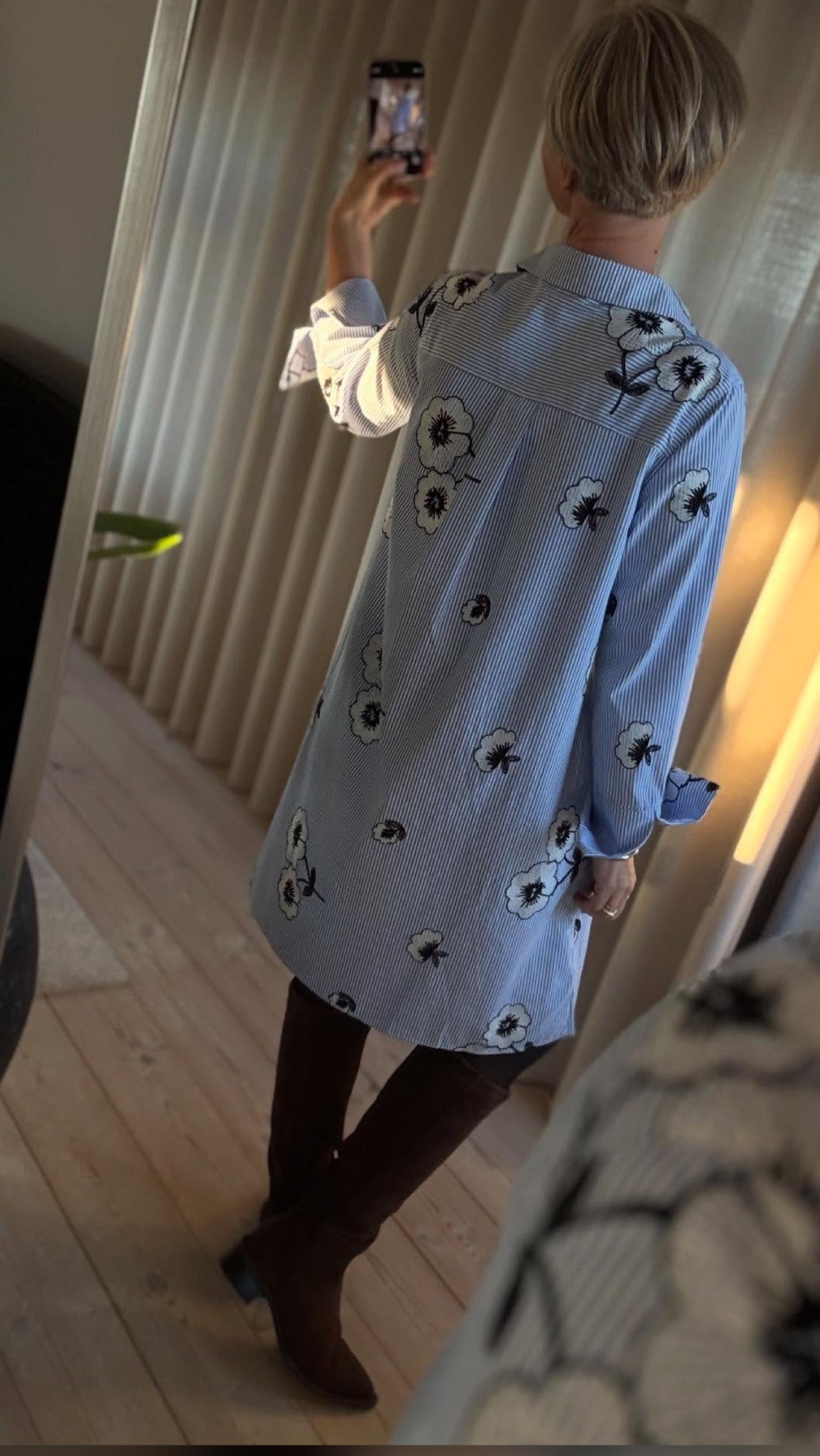 LOVE1476 SKJORTEKJOLE L&D