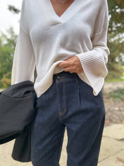 HUXI V-HALS STRIK MEW