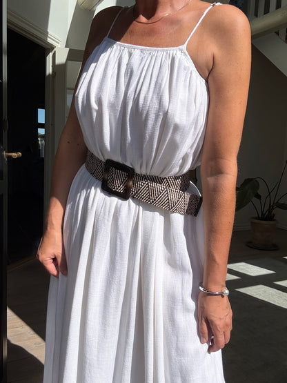 ALLIE SOFT LINEN KJOLE NN