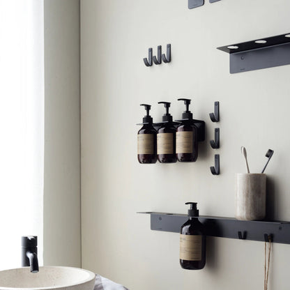 VÆGOPHÆNG , BØRSTET SORT FINISH, HD