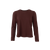 MAY L/Æ T-SHIRT BRUN BC