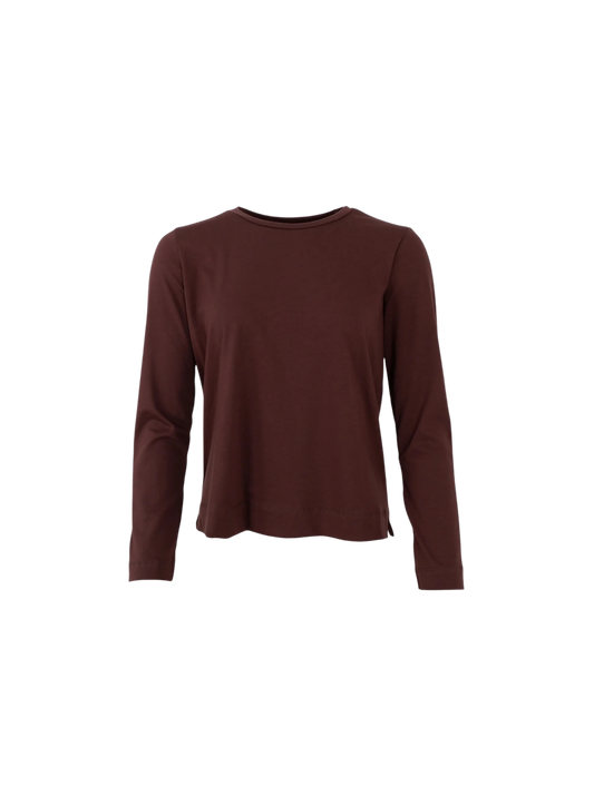 MAY L/Æ T-SHIRT BRUN BC