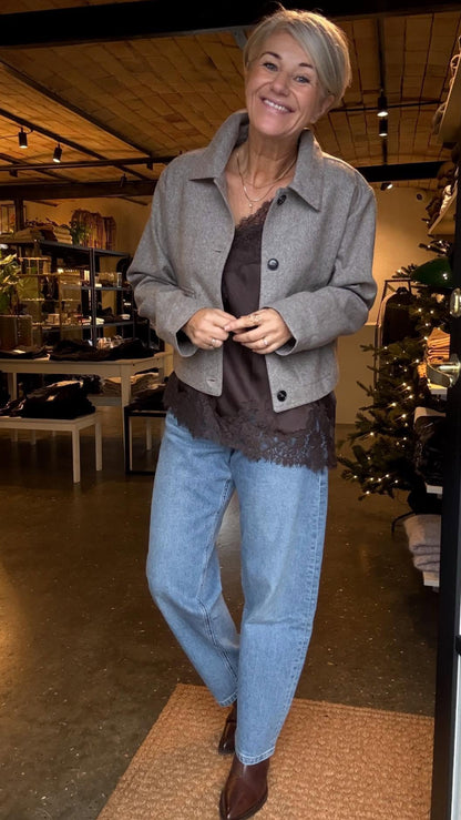 ROMANA HERRINGBONE JAKKE NN