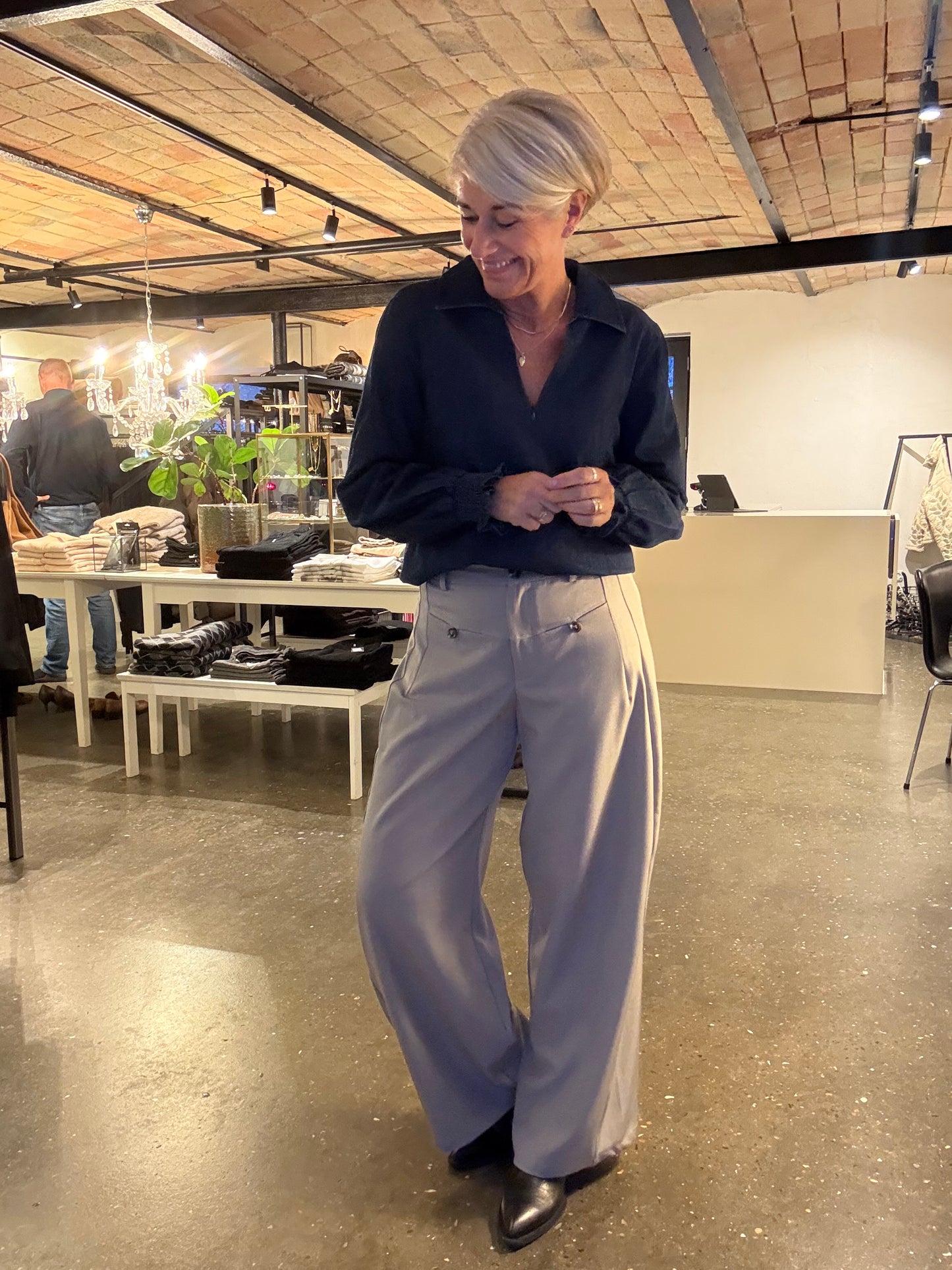 LOVE1391 DENIM SKJORTE L&D