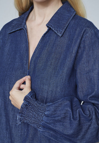 LOVE1391 DENIM SKJORTE L&D