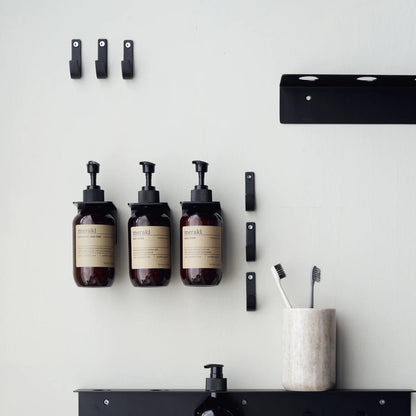 VÆGOPHÆNG , BØRSTET SORT FINISH, HD