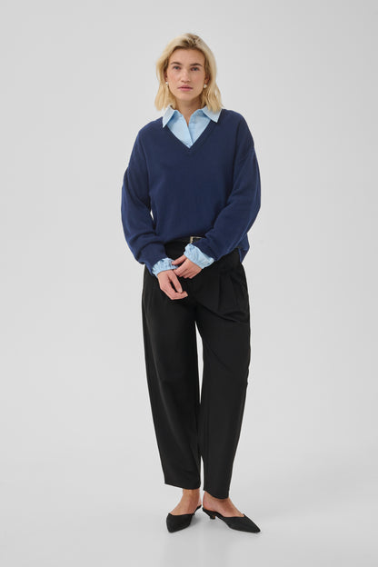 JOLA V-NECK STRIK PULLOVER MEW