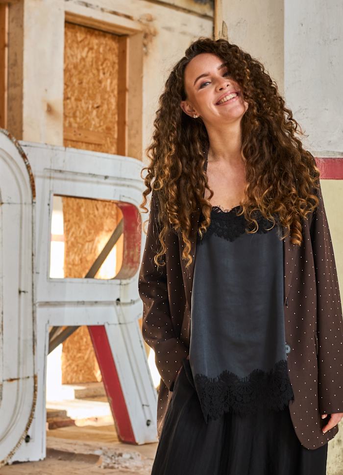 EVIE BLONDE STROP TOP BC