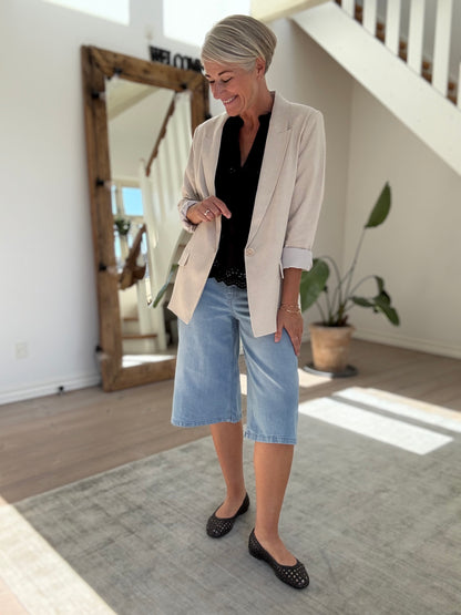 CALLY DENIM SHORTS ICHI