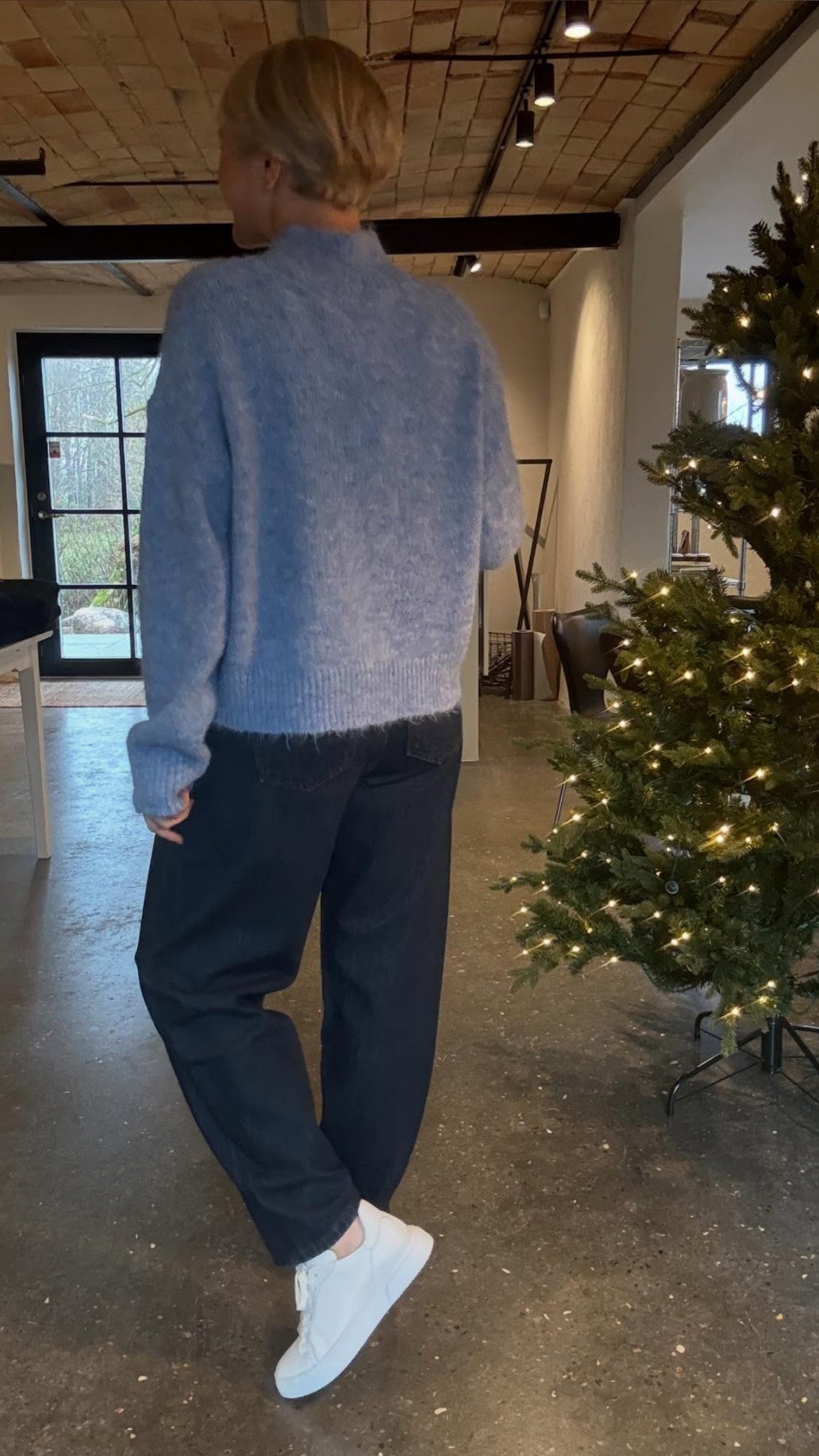 PAULINA FLUFFY KNIT BLUSE NN