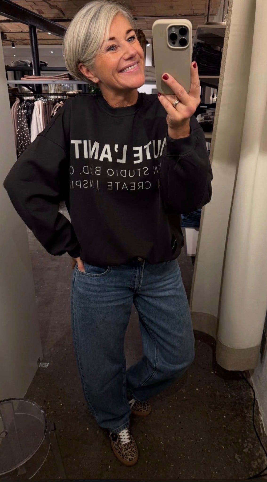 STUDIO LOGO SWEATSHIRT HL