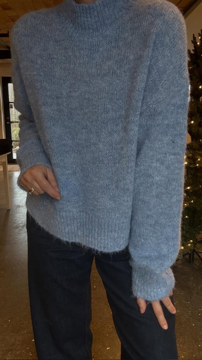 PAULINA FLUFFY KNIT BLUSE NN