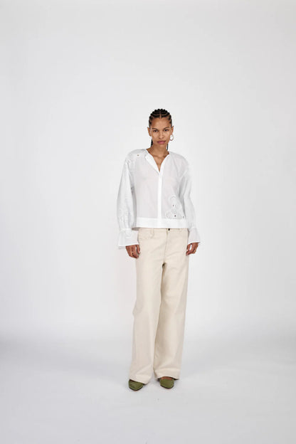 BLOSSOM BRODERI BLUSE RS