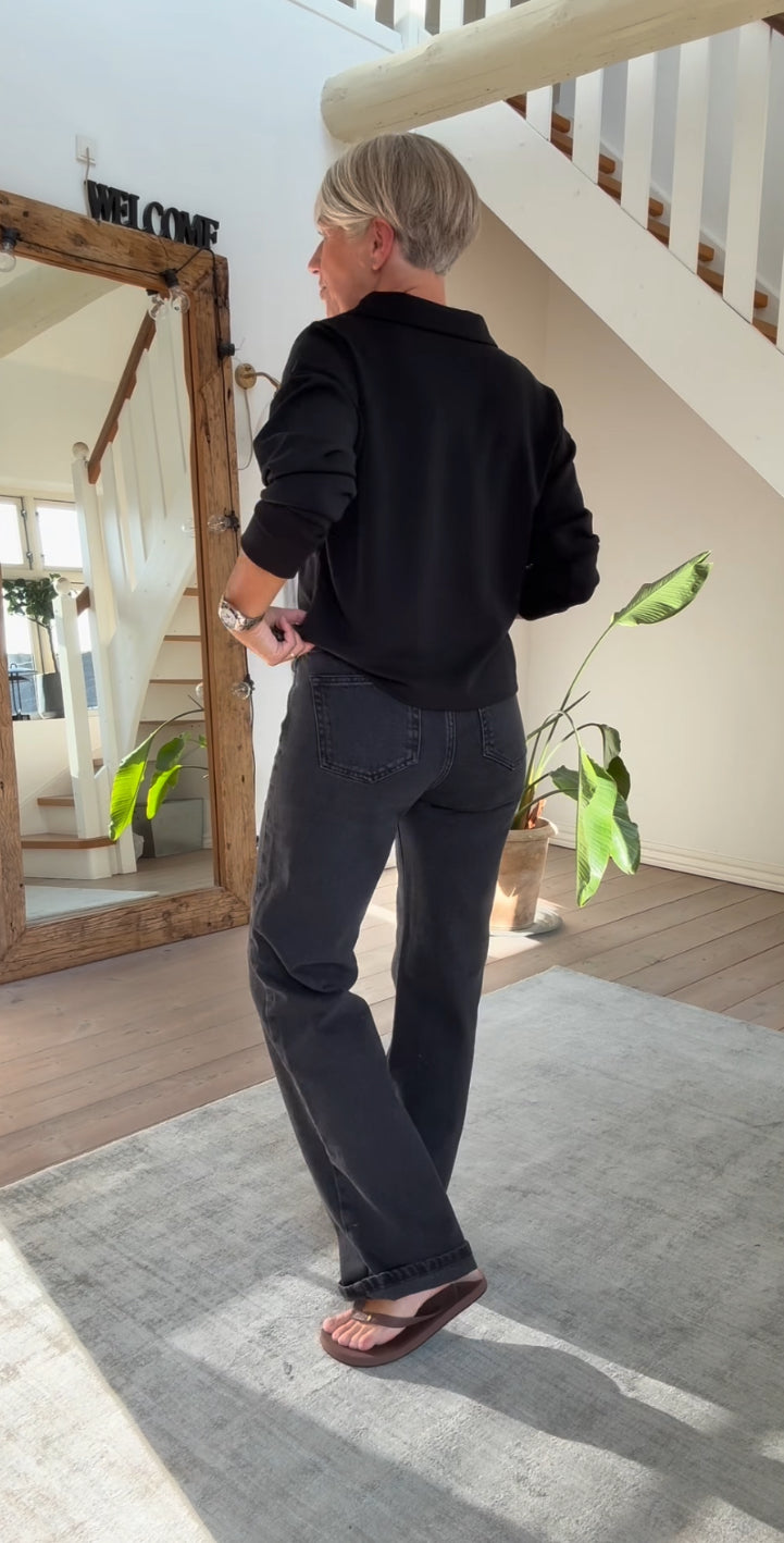 LOUIS 139 HIGH WIDE JEANS MEW