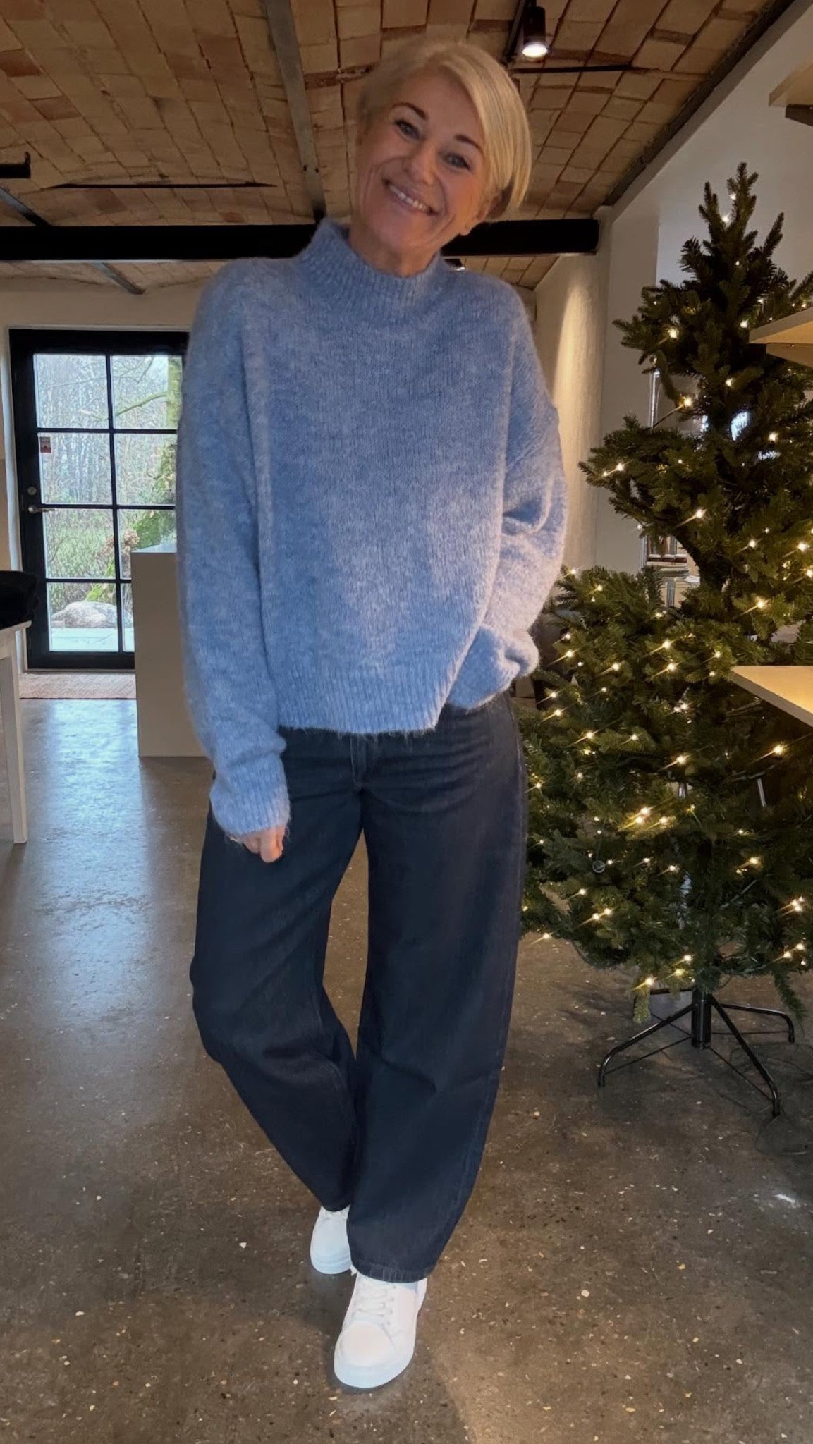 PAULINA FLUFFY KNIT BLUSE NN