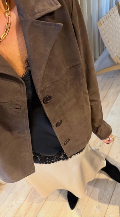 VALLY SUEDE JACKET DEPECHE