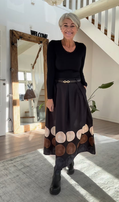 FRIDA L/Æ RIB T-SHIRT T&S