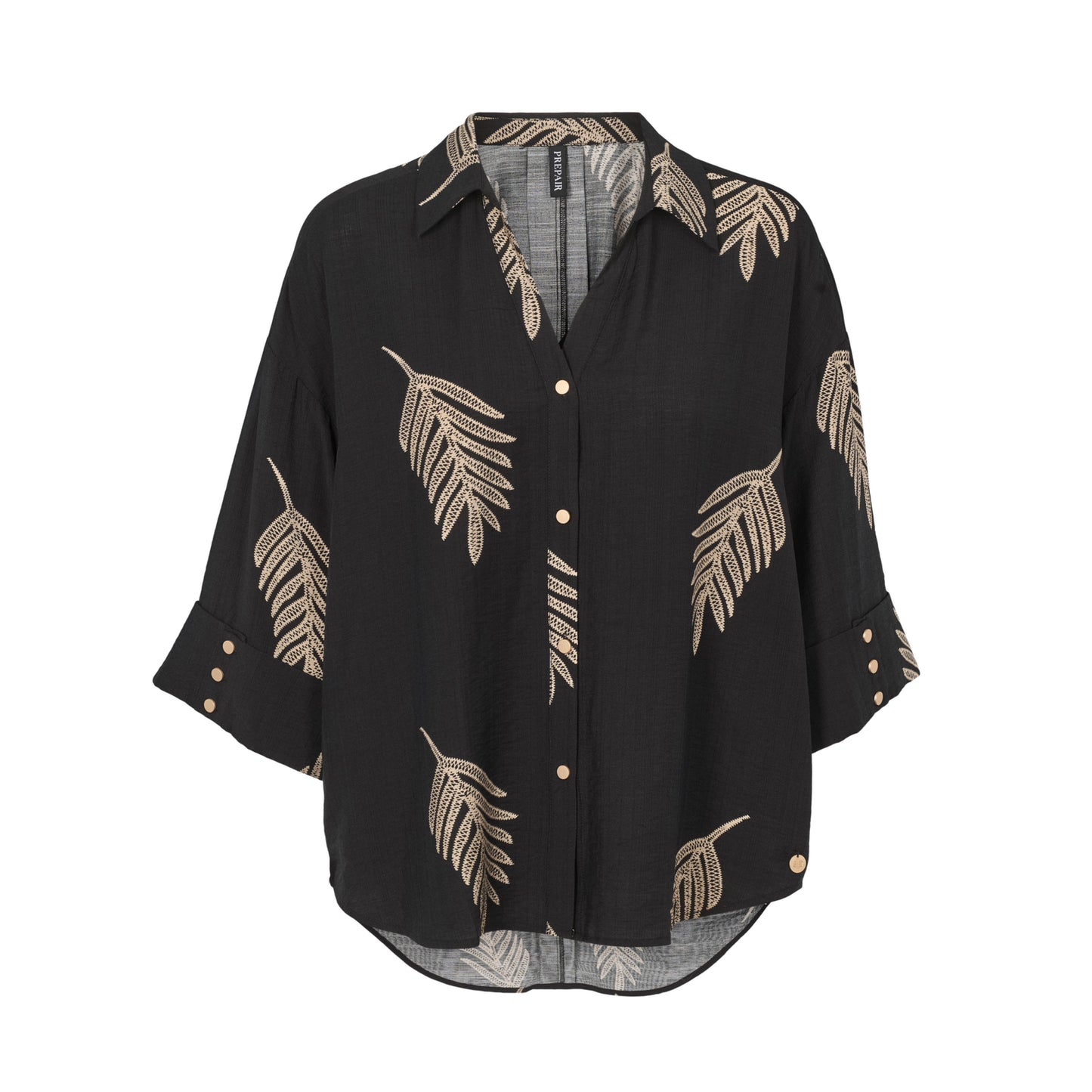 LYDIA BLUSE SORT PREPAIR (9)