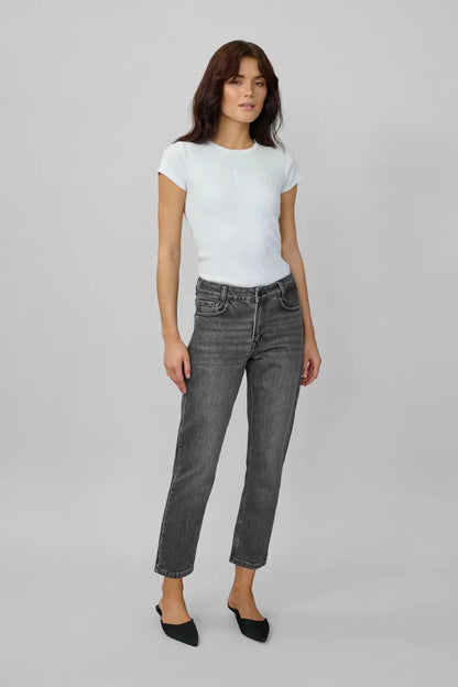THE MOMMY 139 HIGH TAPERED JEANS MEW