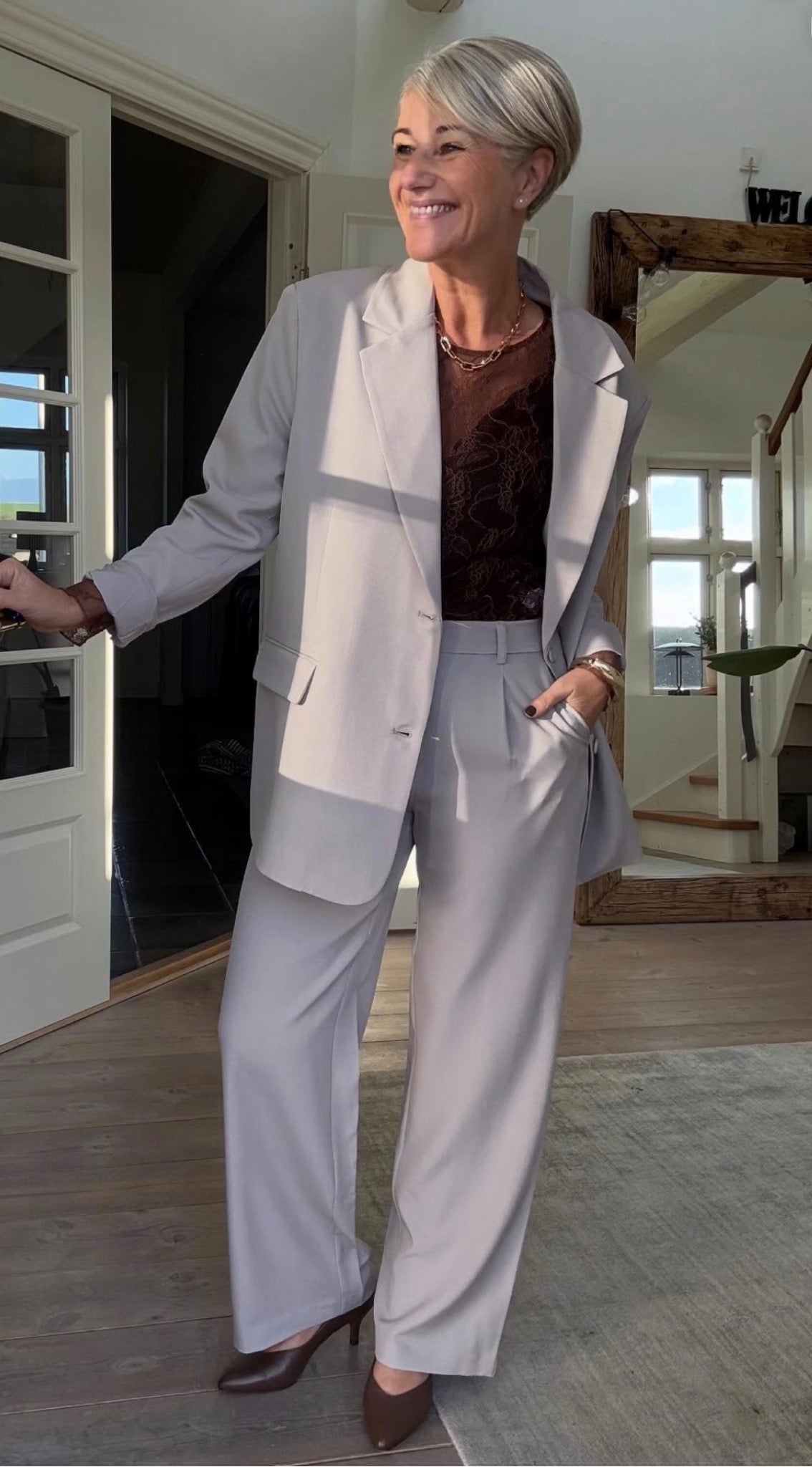 FAVA OVERSIZE LONG BLAZER ICHI