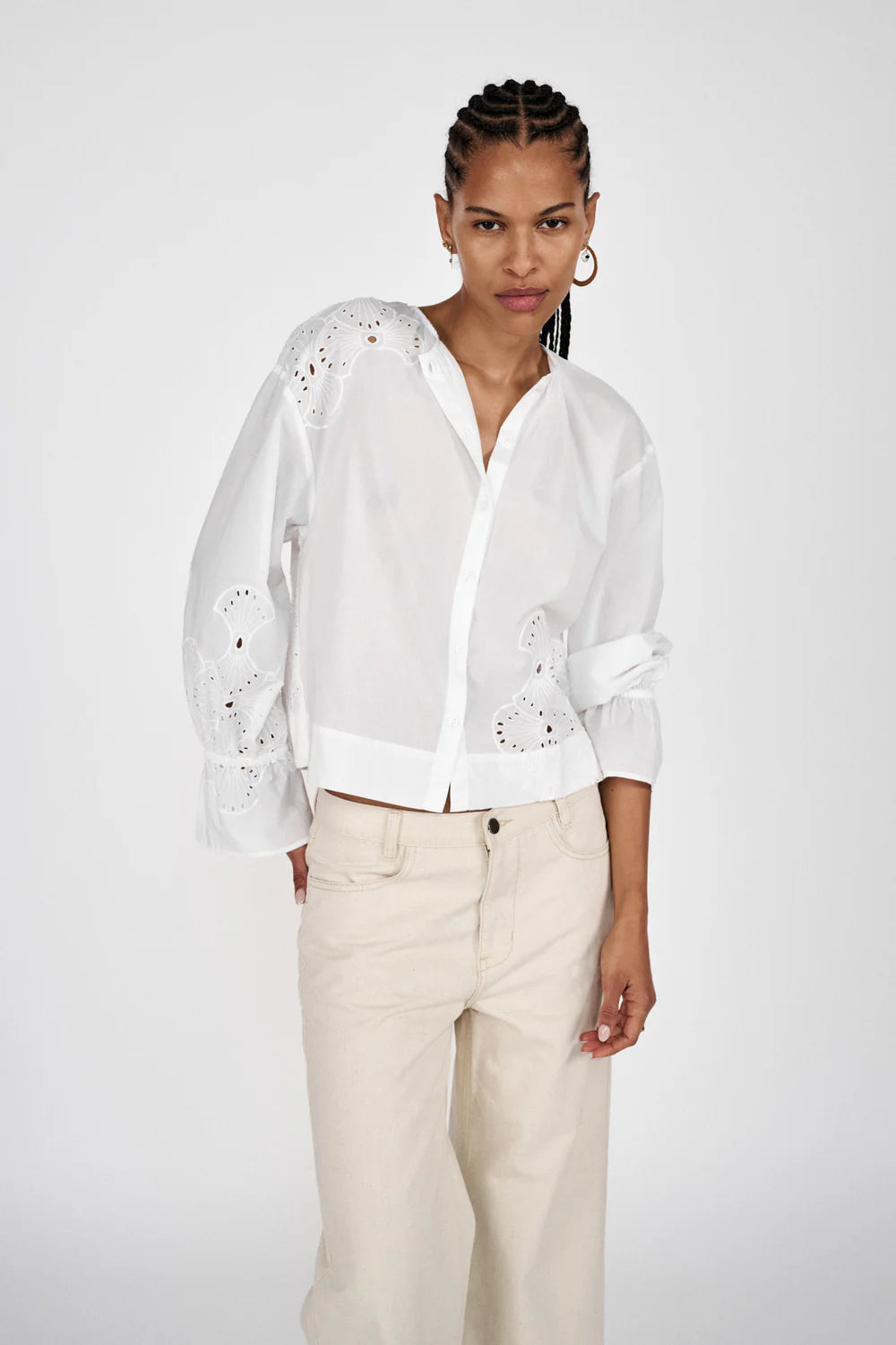 BLOSSOM BRODERI BLUSE RS