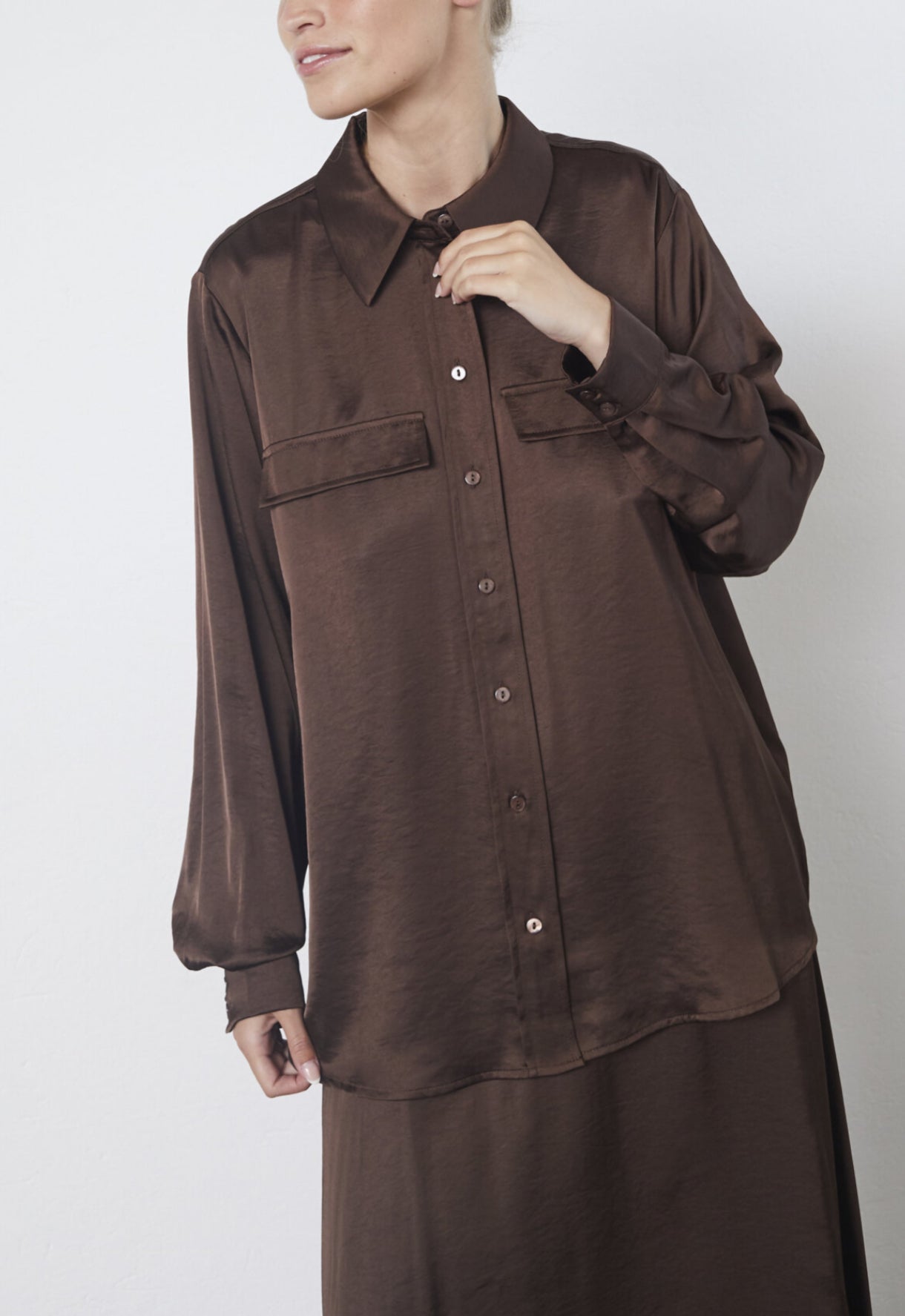 LOVE1426 SKJORTE L&D