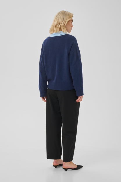 JOLA V-NECK STRIK PULLOVER MEW