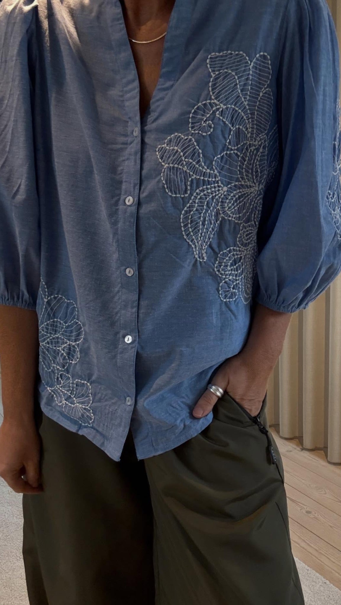 LOVE1448 SKJORTE L&D