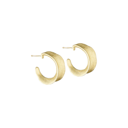 RUNDE ØRERINGE PURE BY NAT