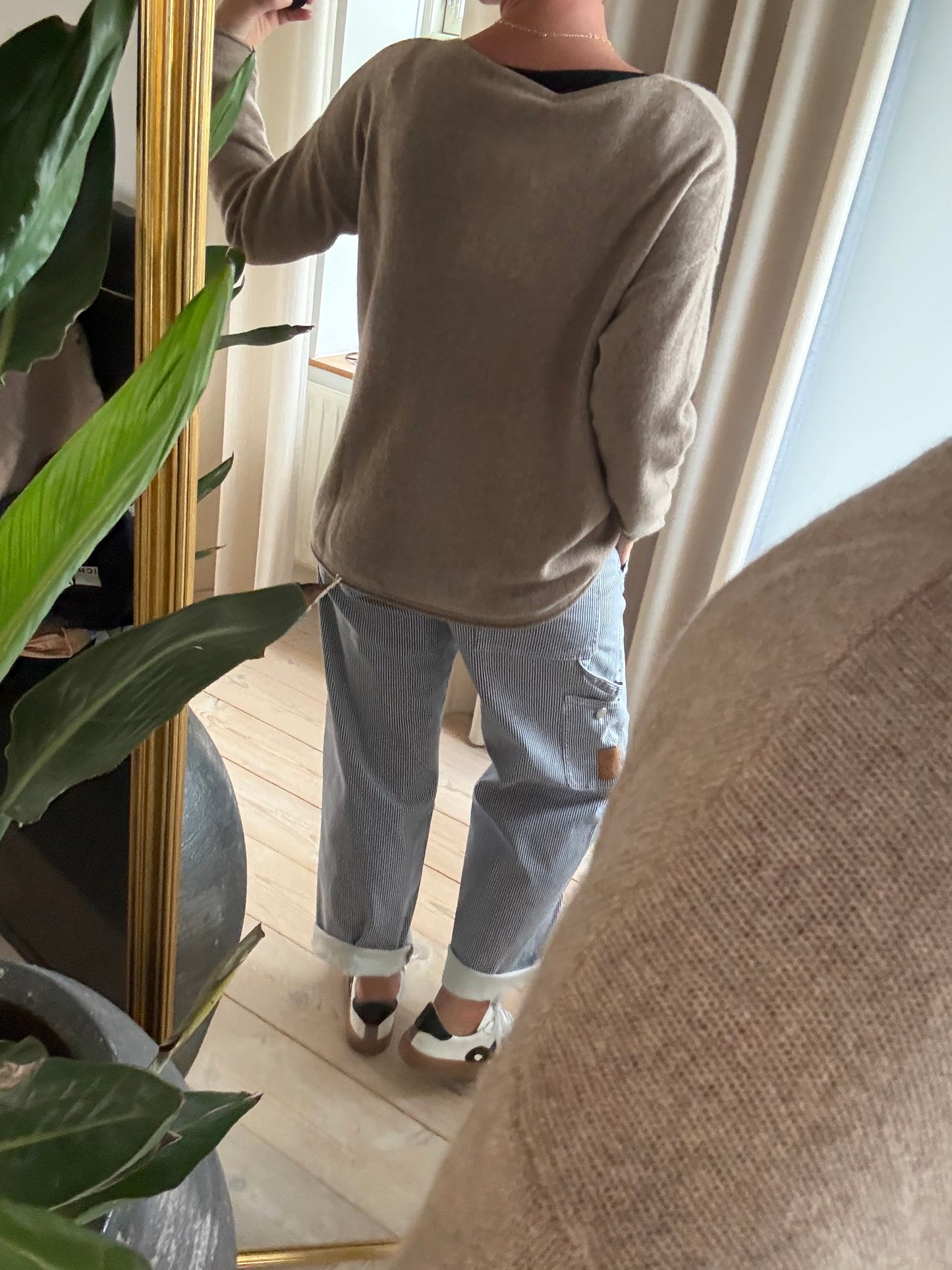 OVERSIZED PURE CASHMERE BLUSE BTF