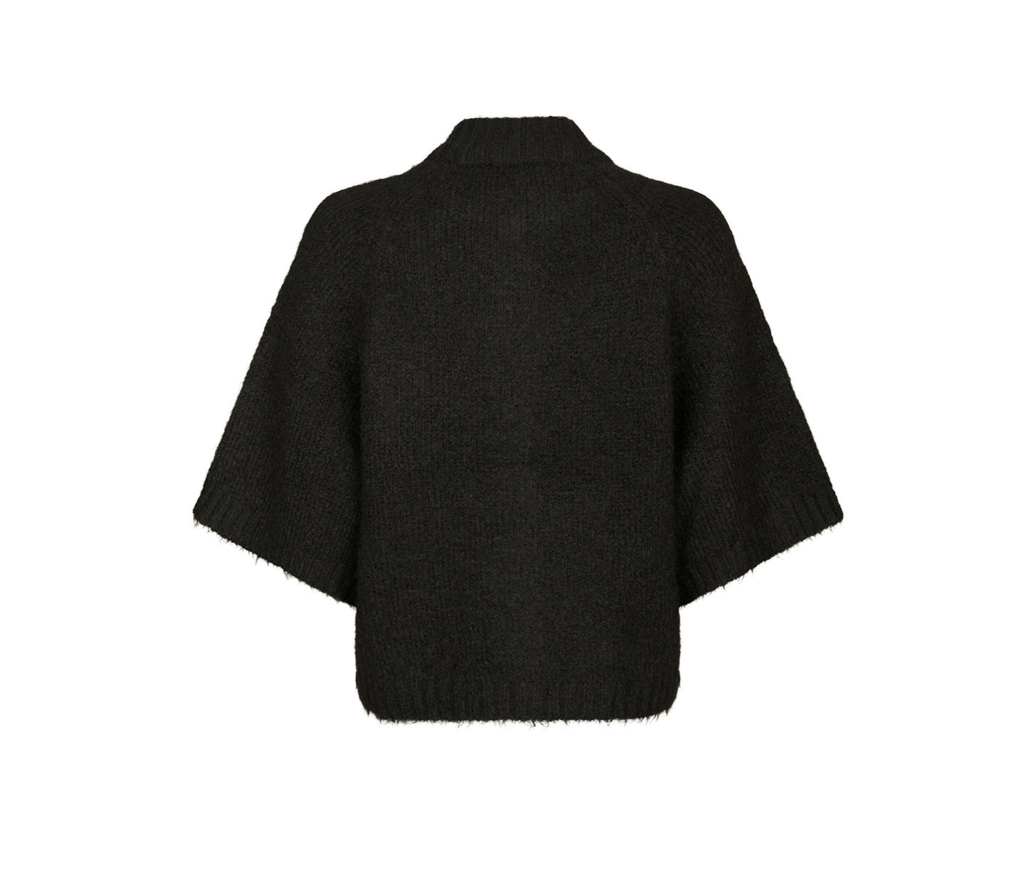 BENUTA FLUFFY KNIT CARDIGAN SORT NN