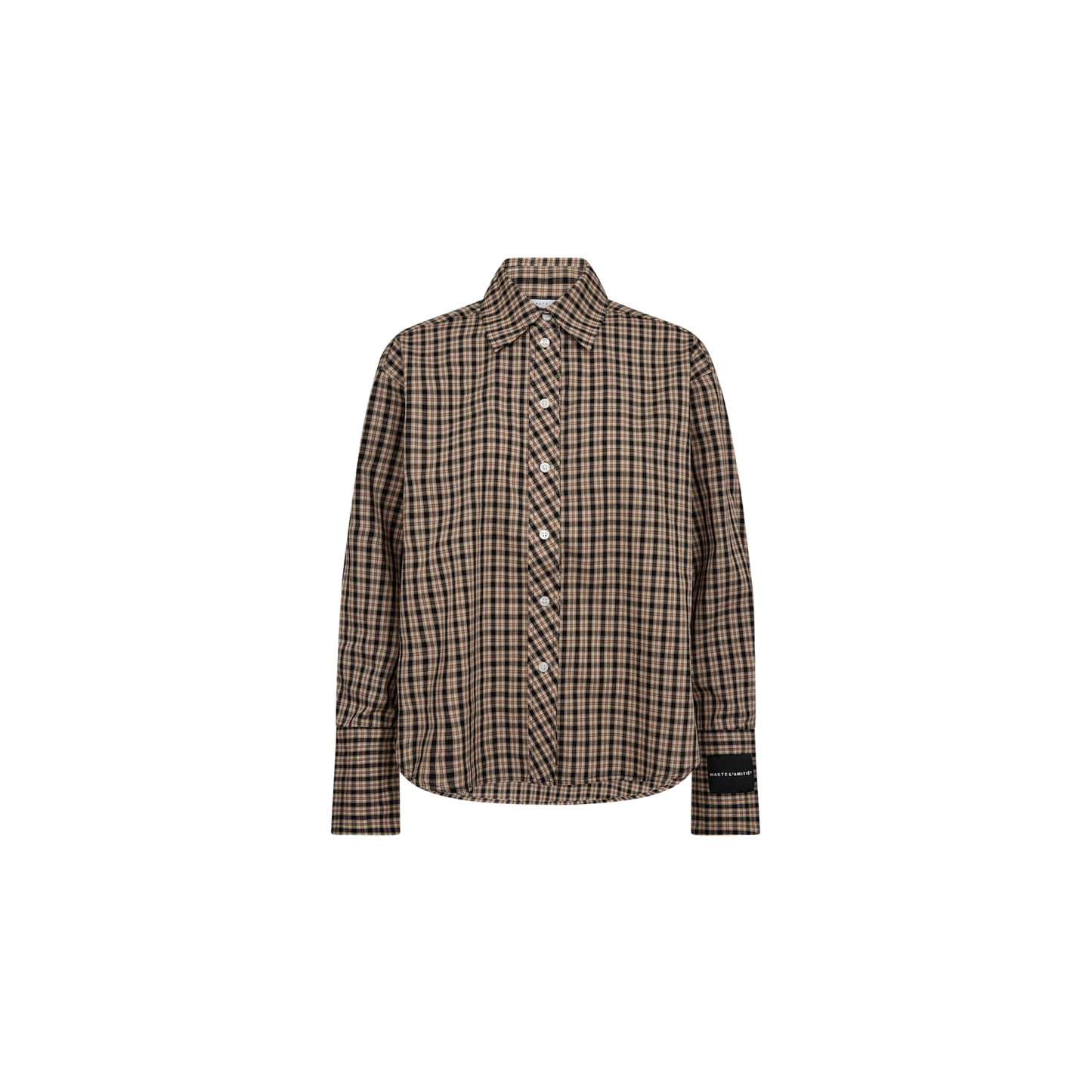 MAXI LOGO DESSERT CHECK SHIRT HL (100)