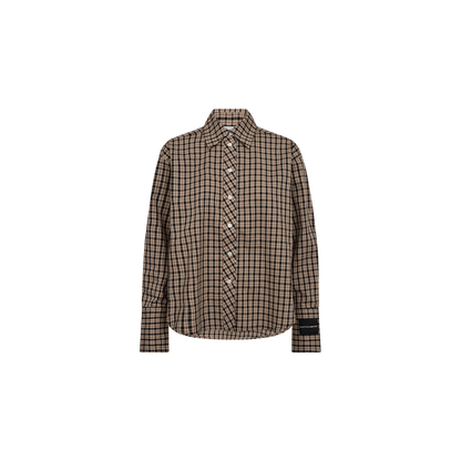 MAXI LOGO DESSERT CHECK SHIRT HL (100)