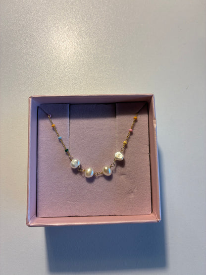Enamel halskæde