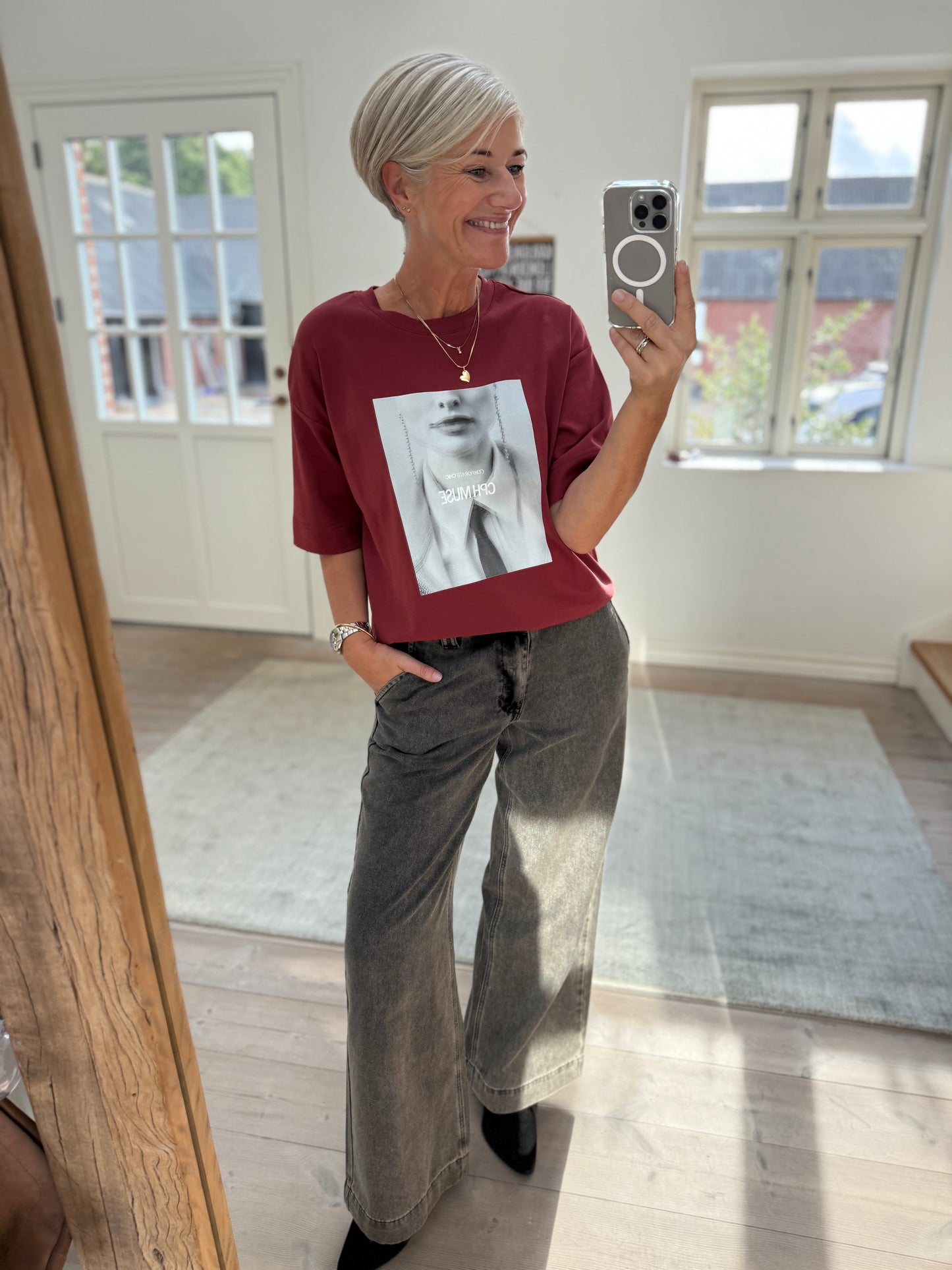 MUSE TEE 6536 RED PEAR CM