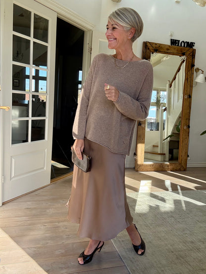 OVERSIZED PURE CASHMERE BLUSE BTF