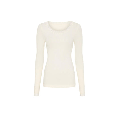 FRIDA L/Æ RIB T-SHIRT T&S