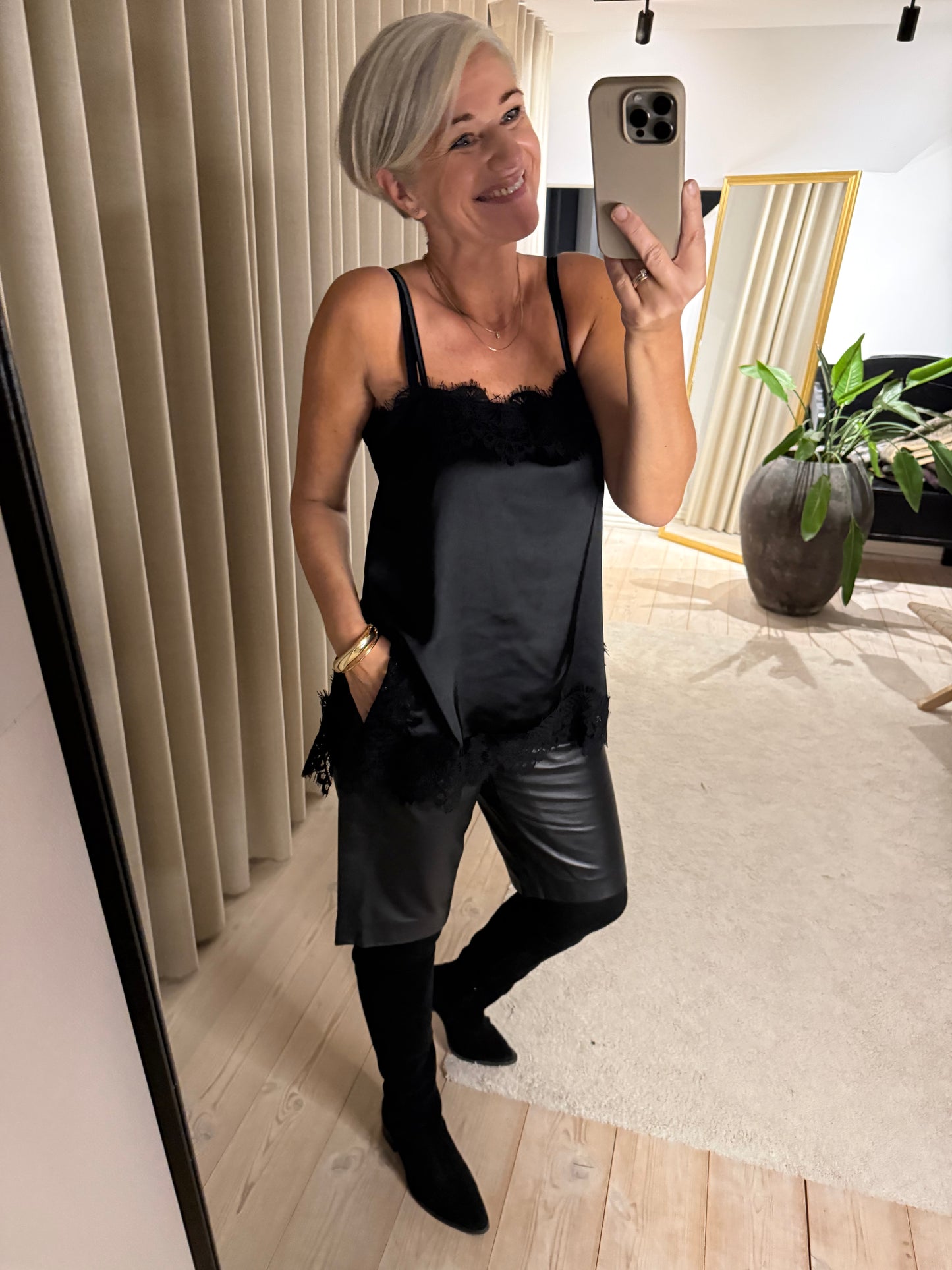 EVIE BLONDE STROP TOP BC