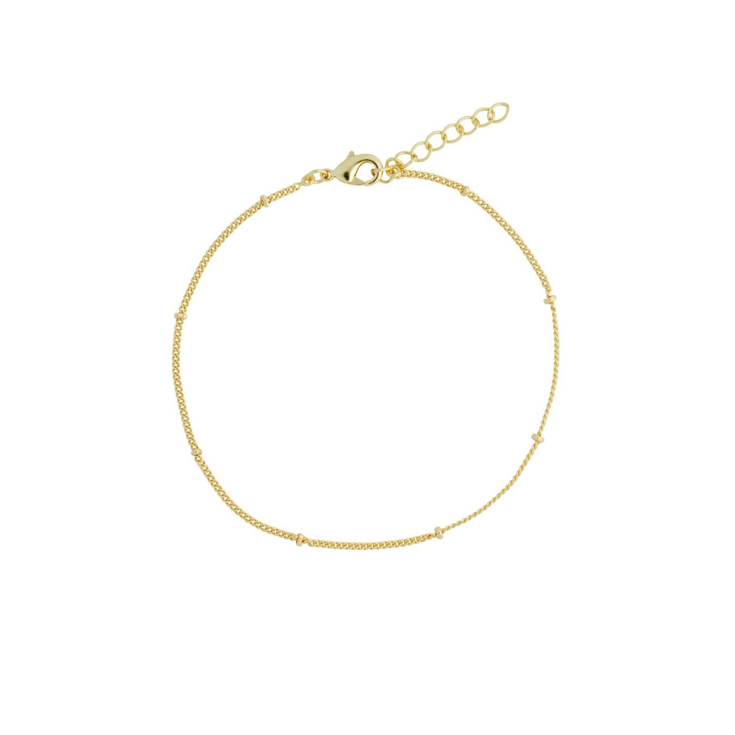 ANKELKÆDE MED KUGLER PURE BY NAT