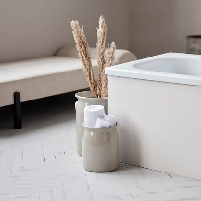 KERAMIKKRUKKE SHELLISH GREY HOUSE DOCTOR