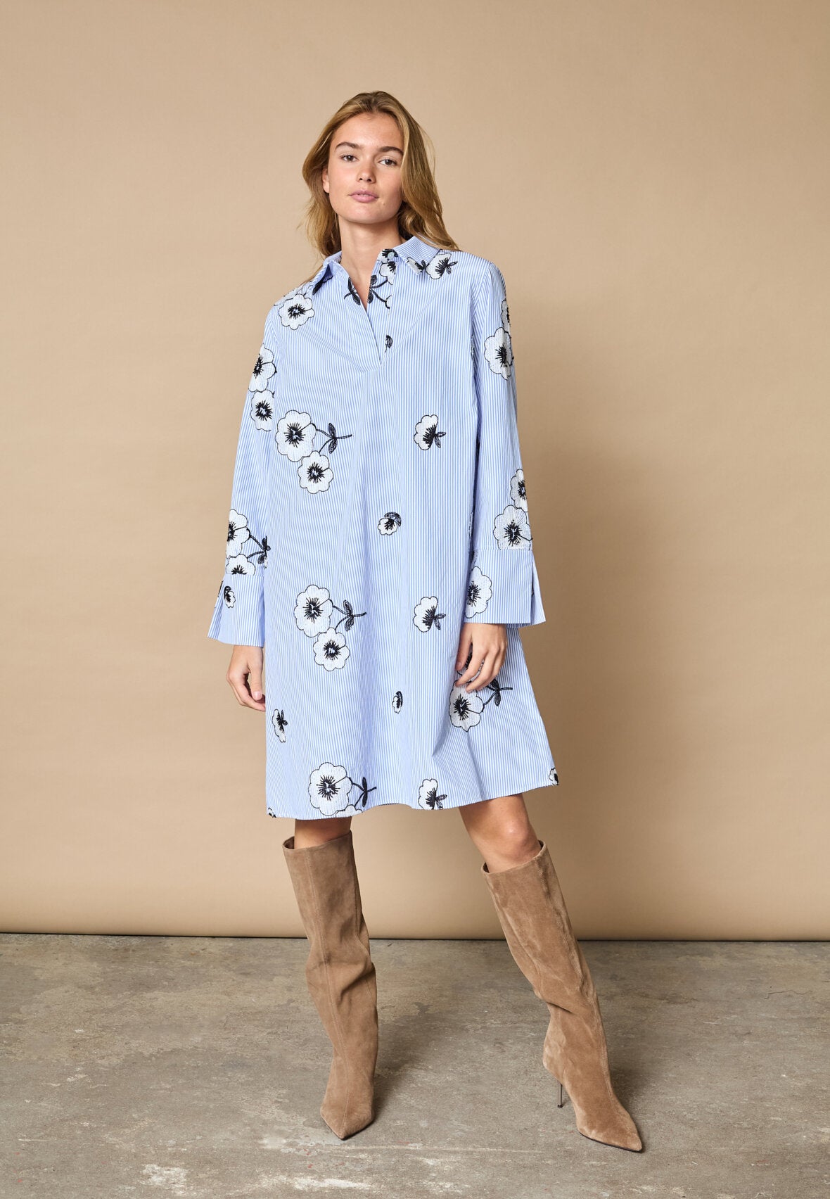 LOVE1476 SKJORTEKJOLE L&D