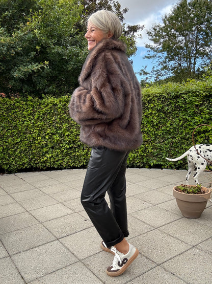STEPHANIE FAUX FUR JAKKE NN