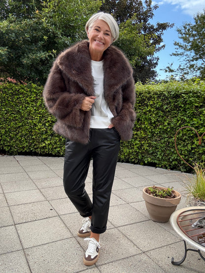 STEPHANIE FAUX FUR JAKKE NN