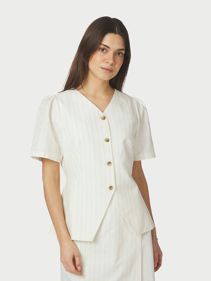 JULES SUMMER STRIBE BLOUSE