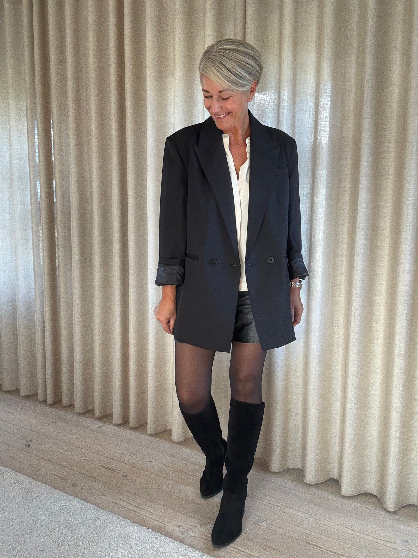 PREMIERE OVERSIZE TRIANGLE BLAZER HL