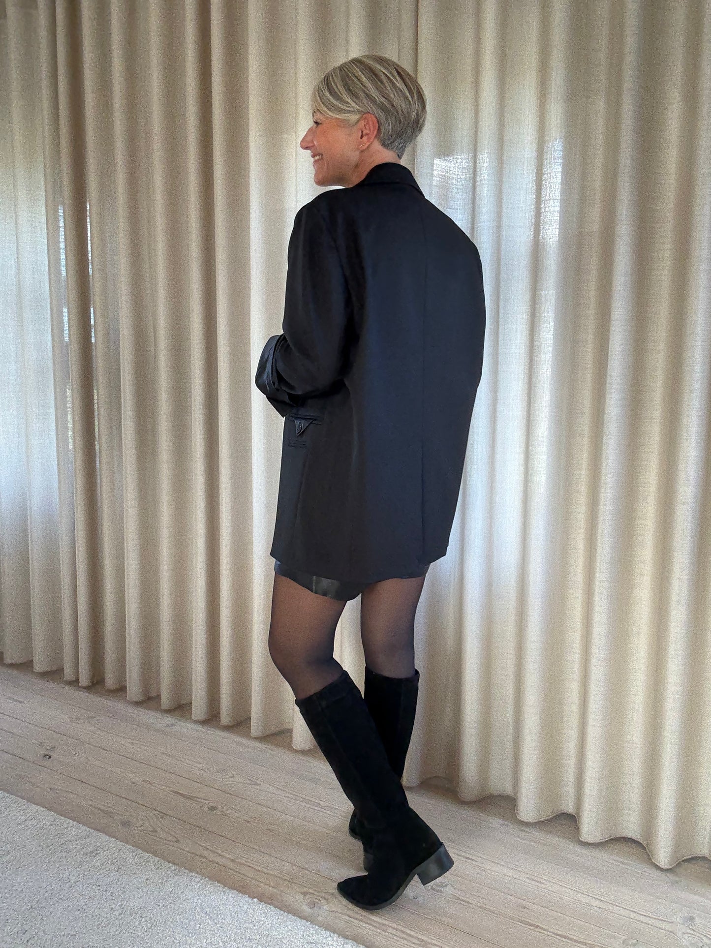 PREMIERE OVERSIZE TRIANGLE BLAZER HL